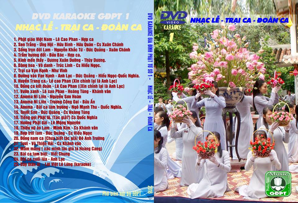 [DVD Karaoke 01-A] Nhạc Lễ – Trại Ca – Đoàn Ca