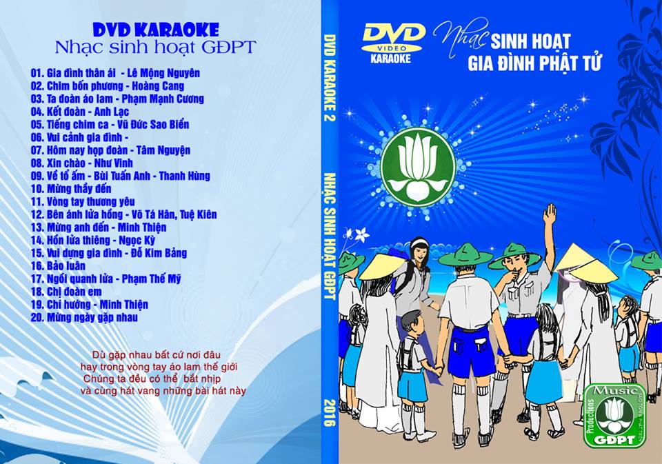 [DVD Karaoke 01-B] Nhạc sinh hoạt Gia đình Phật tử